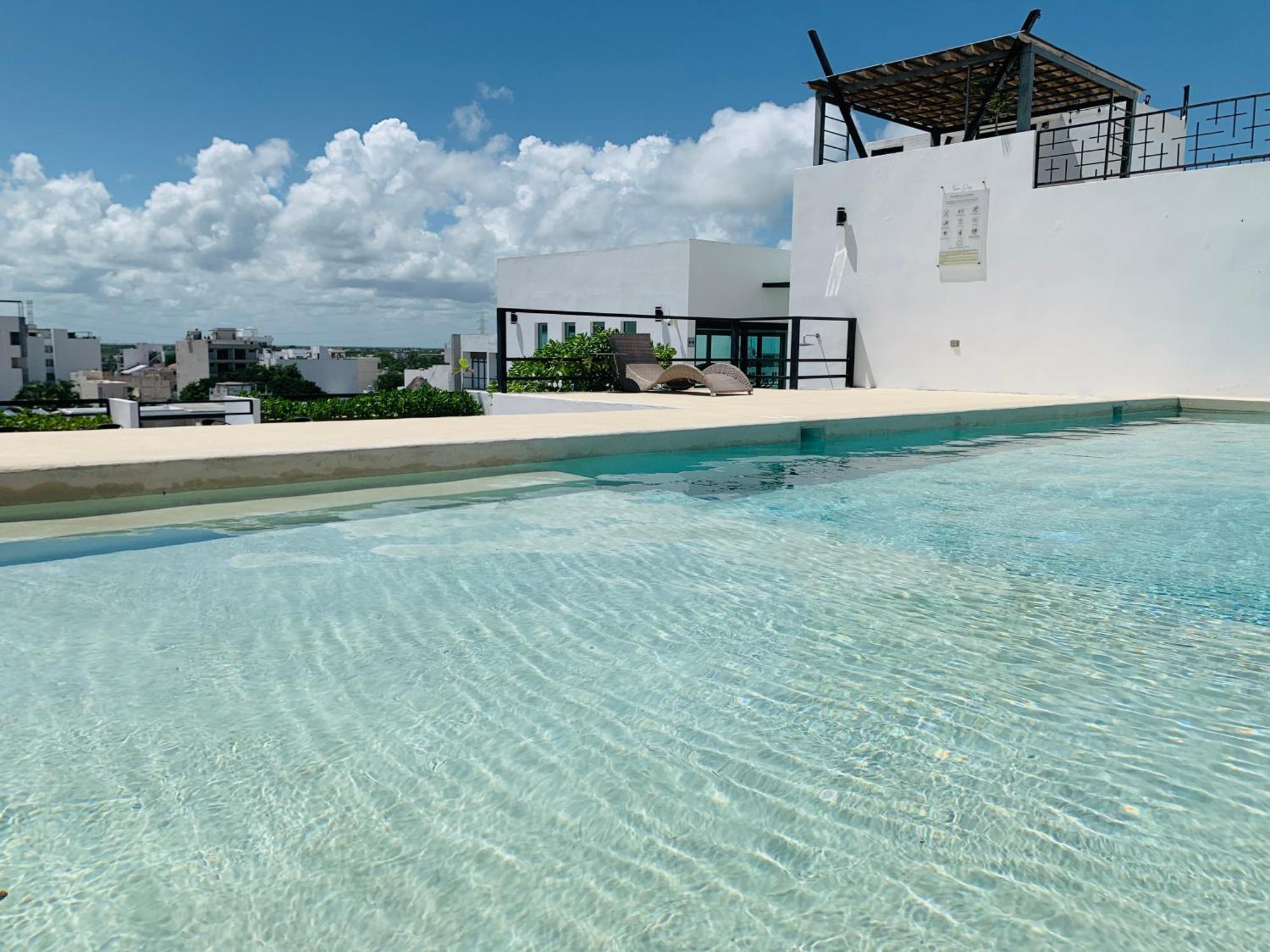 Rentas Vacacionales Torre Diez Плая-дель-Кармен Экстерьер фото